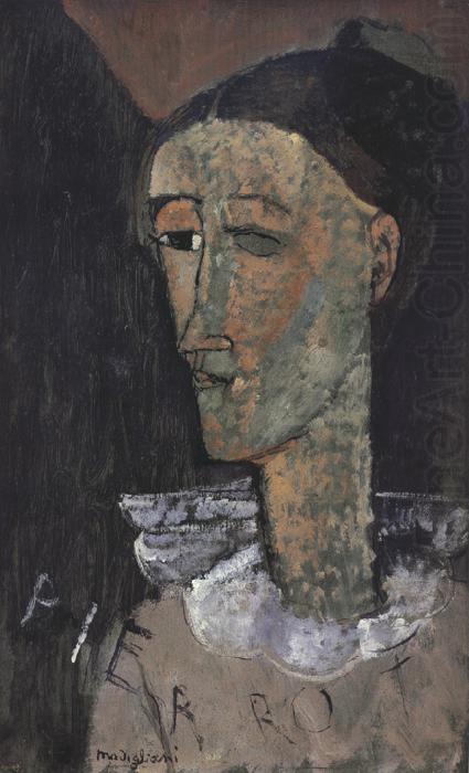 Amedeo Modigliani Pierrot (mk39) china oil painting image